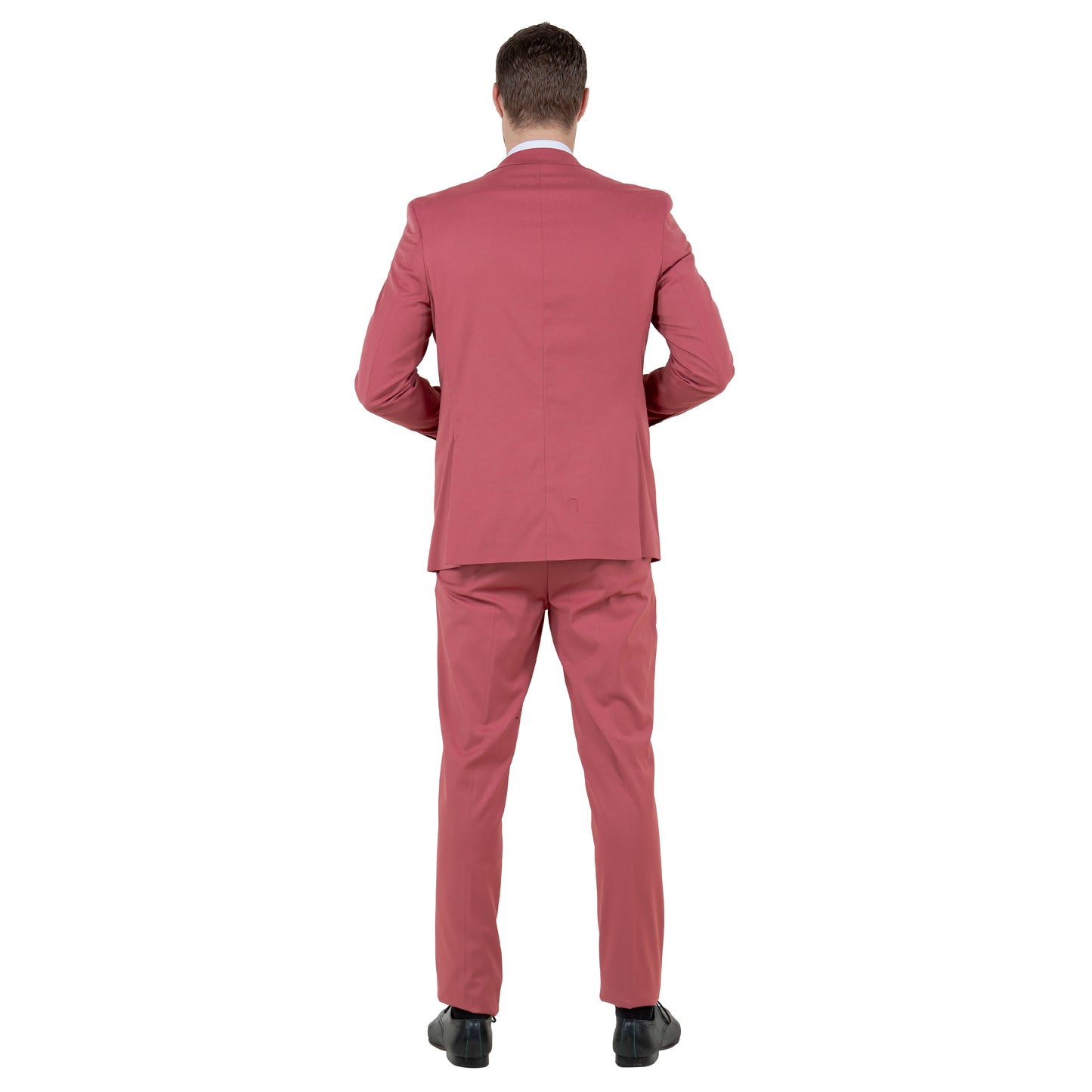 Coral Men's Ultra Slim-Fit 3pc Suit w/ Expandable Waistband