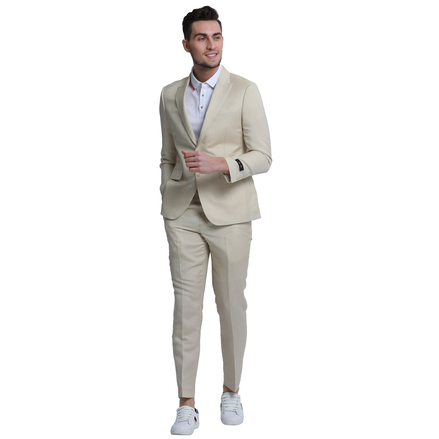 Men's Skinny Fit 2pc Linen Suit